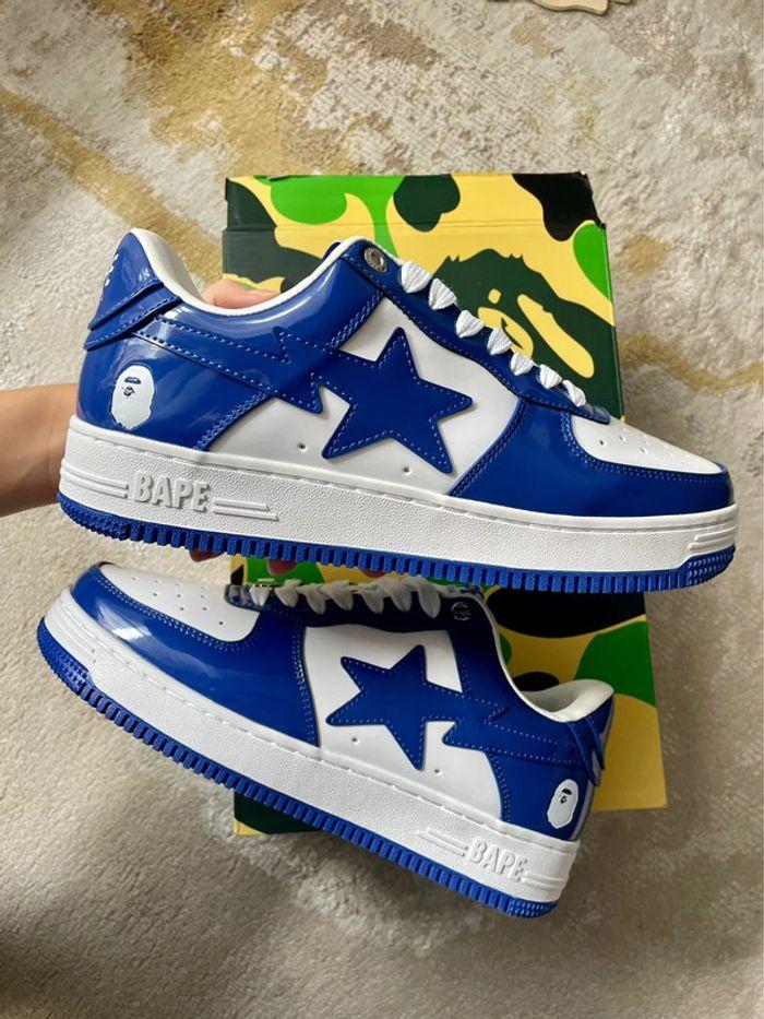 Baskets basses A Bathing Ape Bape Sta Low bleu foncé - photo numéro 1