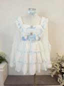 Dress Robe style Princess Barbie Blue Lolita Cosplay Manga Anime