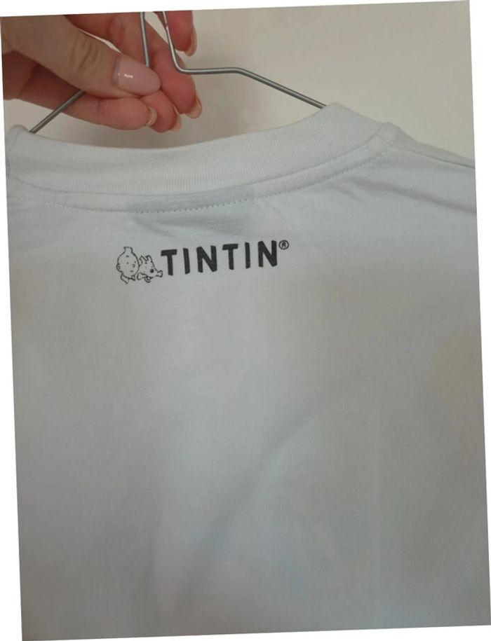 T_shirt garçon longues manches Tintin taille 12 ans - photo numéro 5