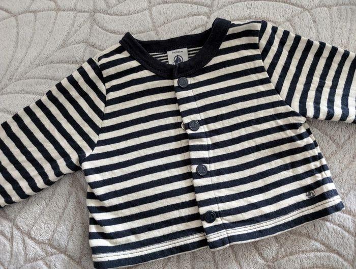 Gilet petit bateau 3 mois - photo numéro 3