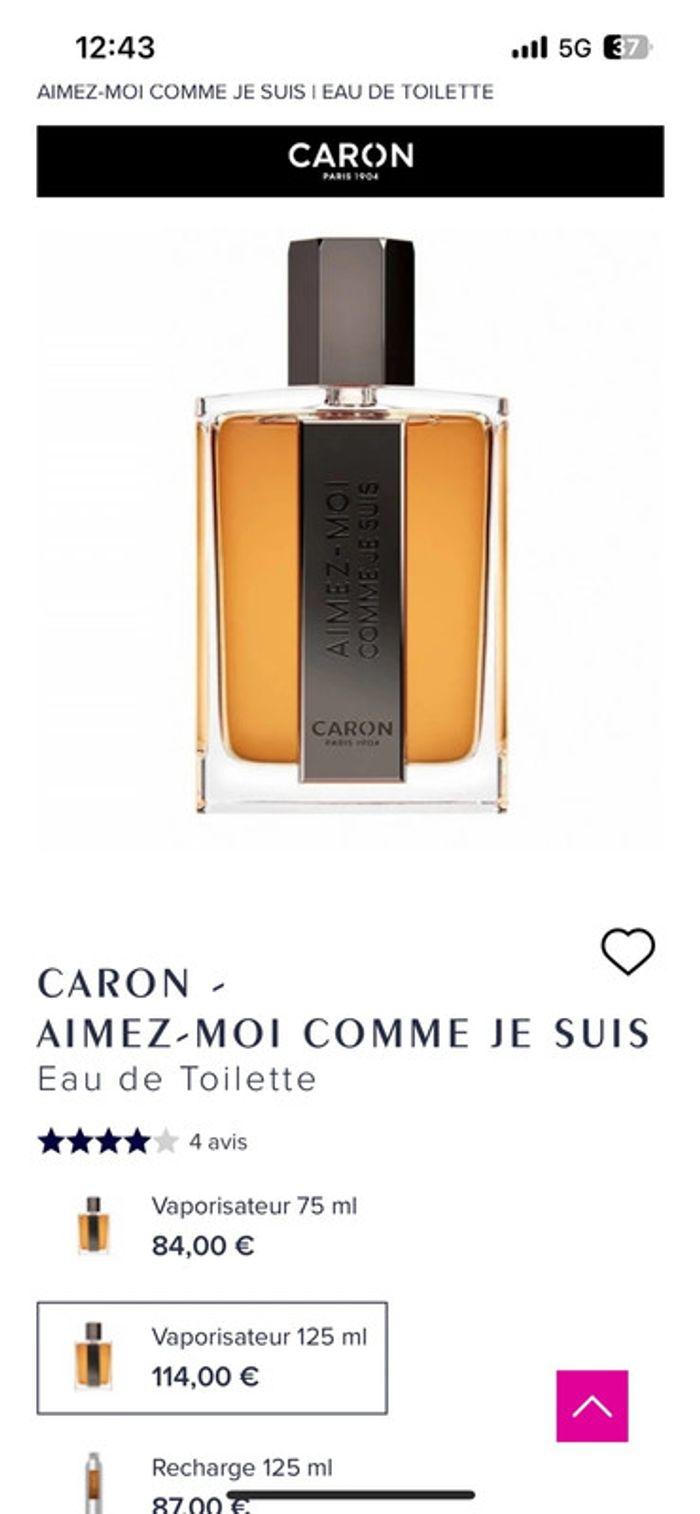 Parfum Caron aimez moi comme je suis - photo numéro 3