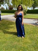 Robe bleue mariage