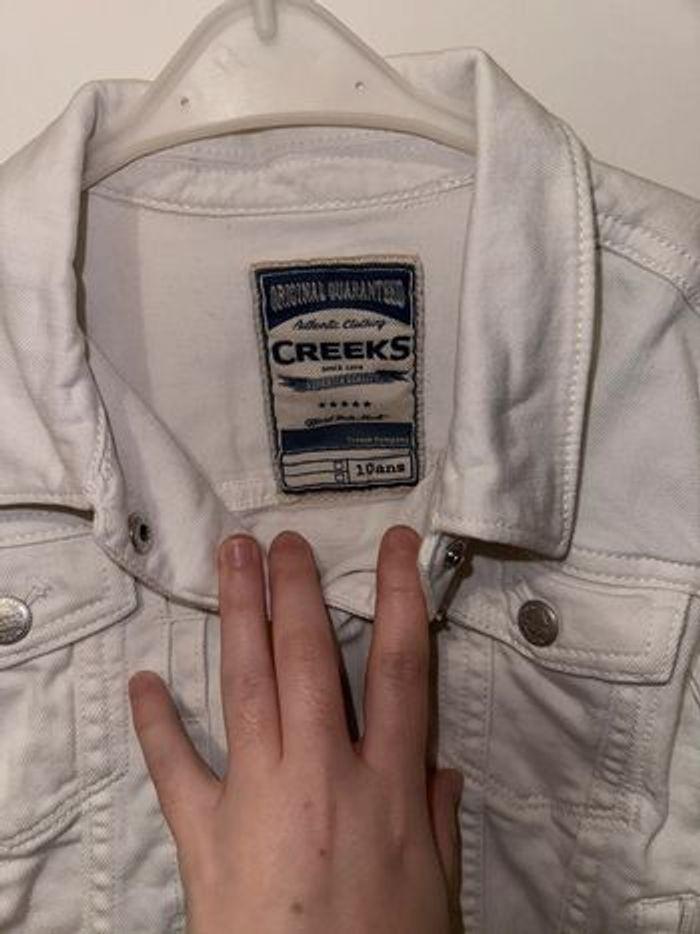 Veste en jeans creeks taille 10 ans ! - photo numéro 2