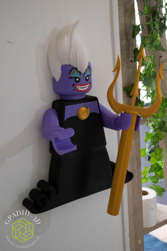 Dévidoir de papier toilette ou simple décoration murale dans un style Lego disney - photo numéro 5