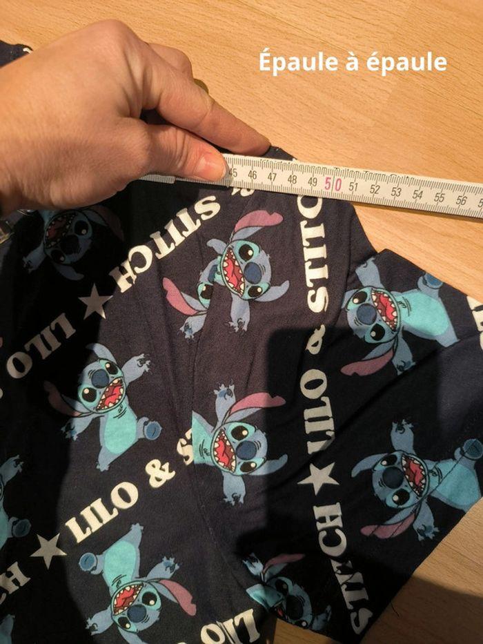 Pyjama Lilo et Stitch bleu marine taille L dans son emballage cadeau - photo numéro 2