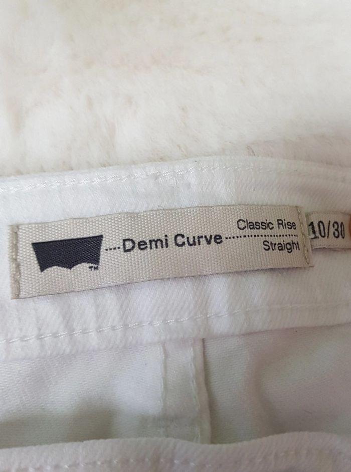 Jean Levi's Demi Curve Classic Rise Straight 30M Blanc - photo numéro 9