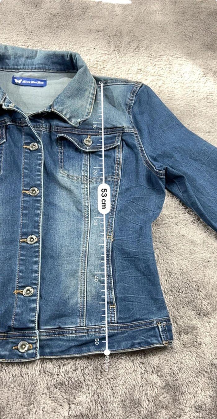 👕 Veste en Jeans vintage y2k Bleu Taille XXL 👕 - photo numéro 3