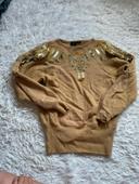 Pull moutarde vintage taille 42