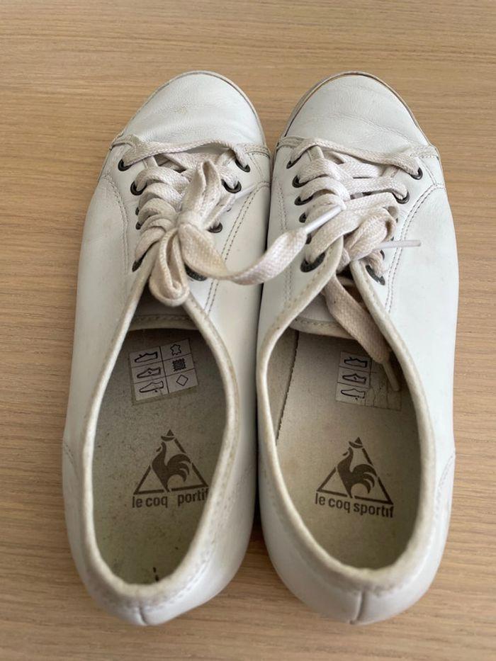 Basket blanche le coq sportif - photo numéro 2