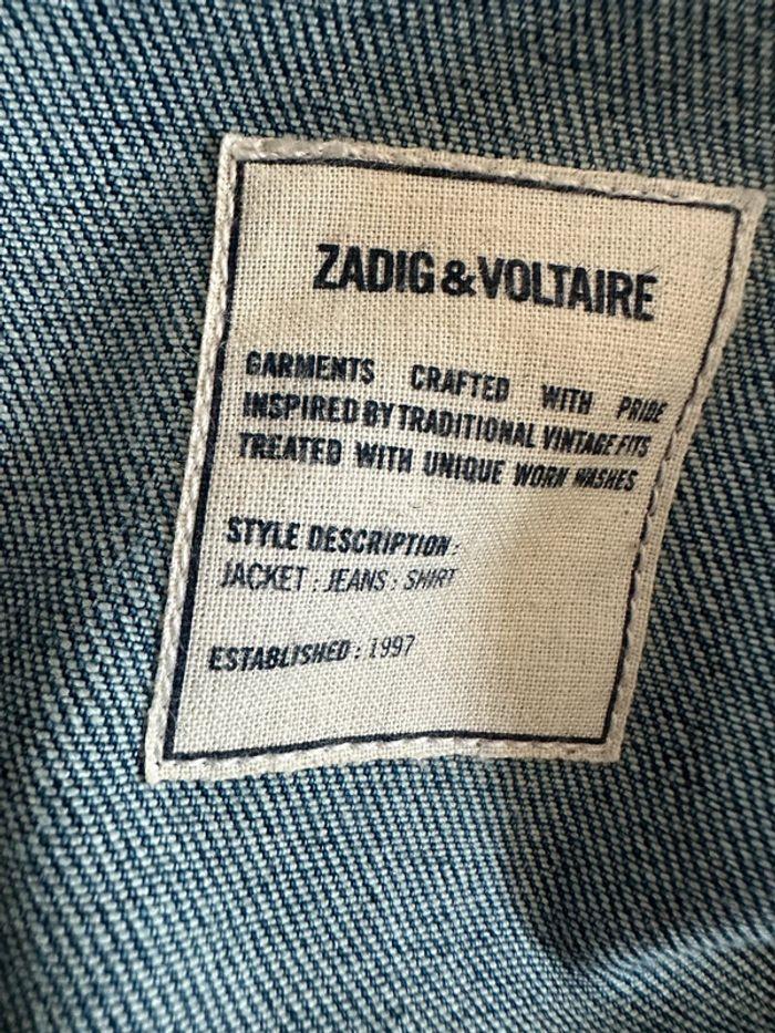 Blouson jeans Zadig et Voltaire sister T:L - photo numéro 6