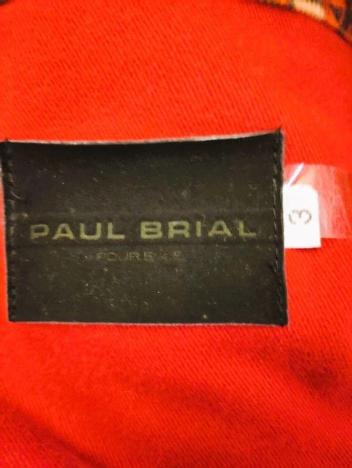 Veste colorée Bordeaux Paul Brial Taille 3 - photo numéro 4