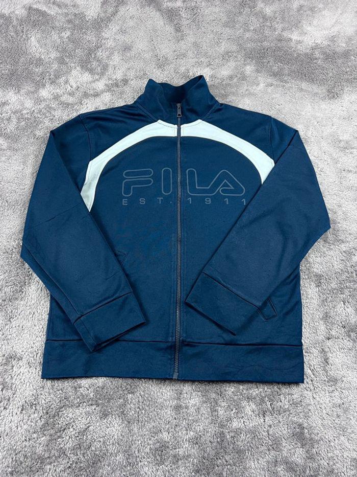 👕 Veste de Sport Fila Vintage Bleu Marine Taille M 👕 - photo numéro 1