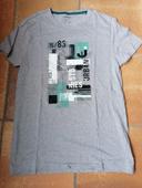 T shirt gris homme taille M