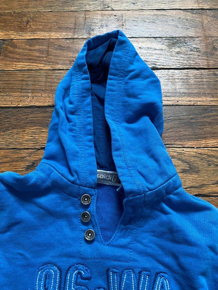 Pull à capuche bleu - photo numéro 5