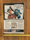 Ancienne publicité console amstrad