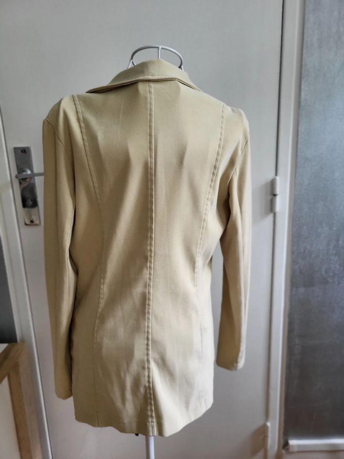 Veste tailleur beige - taille 38 - photo numéro 3