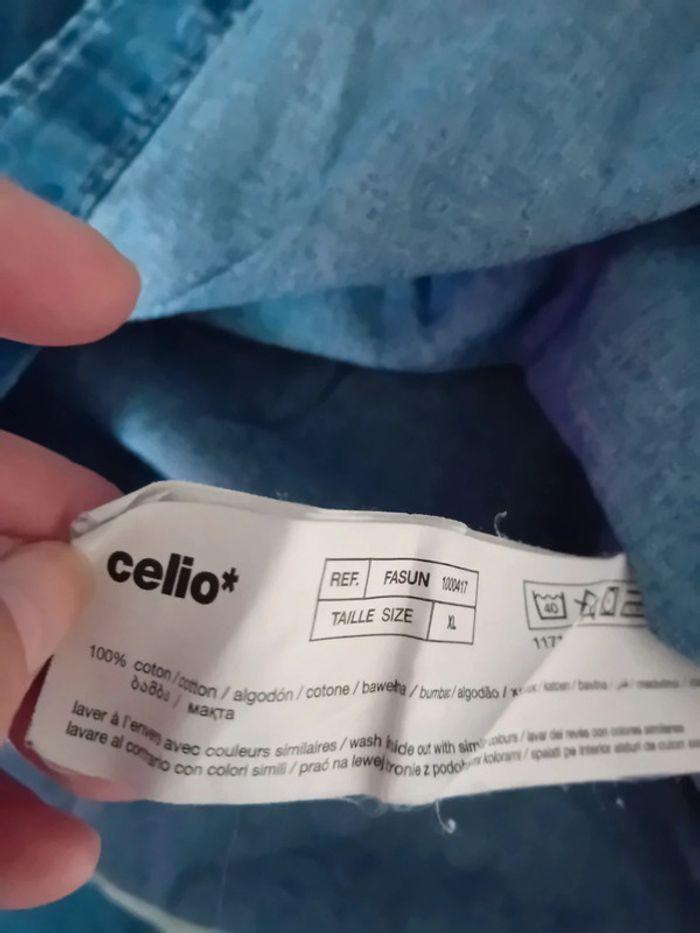 Chemise en jeans taille XL de chez Celio - photo numéro 4