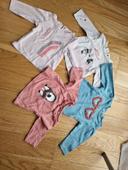 Lot de t-shirts bébé fille