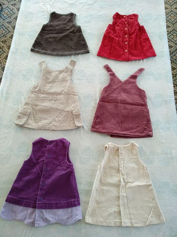 Lot de 12 robes et 3 salopettes taille 6 mois - photo numéro 4