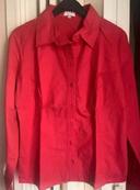 Chemise rouge Etam t. 40