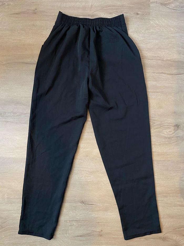 Pantalon chino avec élastique noir taille S / 36 - photo numéro 3