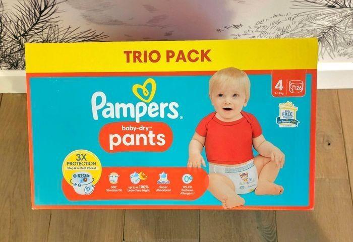 Trio Pack Pants Pampers Baby-dry Taille 4 - photo numéro 2