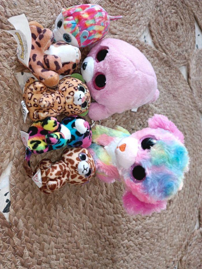 Lot de 7 peluches Ty - photo numéro 1