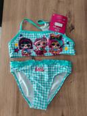 Maillot de bain fille 2 pièces Lol Surprise neuf