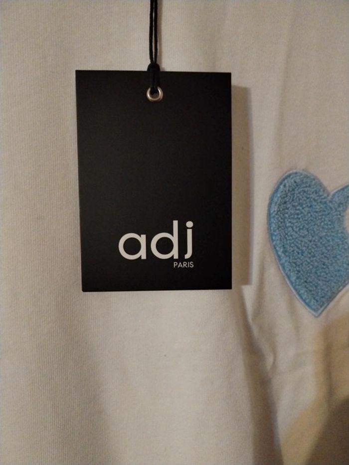 T-shirt adj cœur bleu S - photo numéro 5