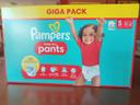 Giga pack Pampers baby dry pants taille 5