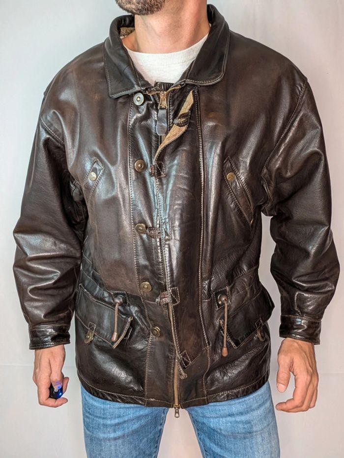 Blouson Cuir Mac Douglas taille 50 L - photo numéro 2