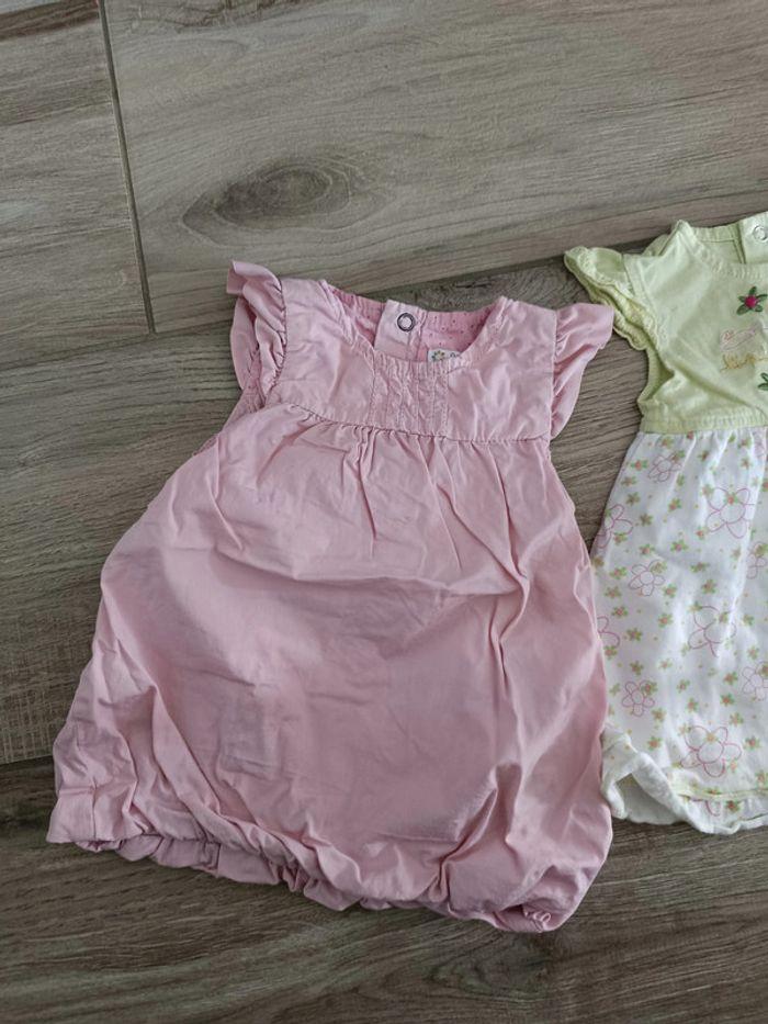 Lot de 2 Robes de bons matins et kitchoun 3 mois - photo numéro 2