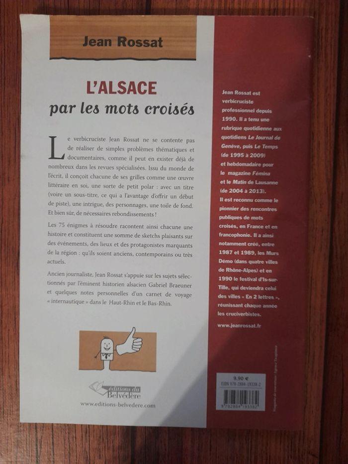 Livre "L'alsace par les mots croisés". - photo numéro 2