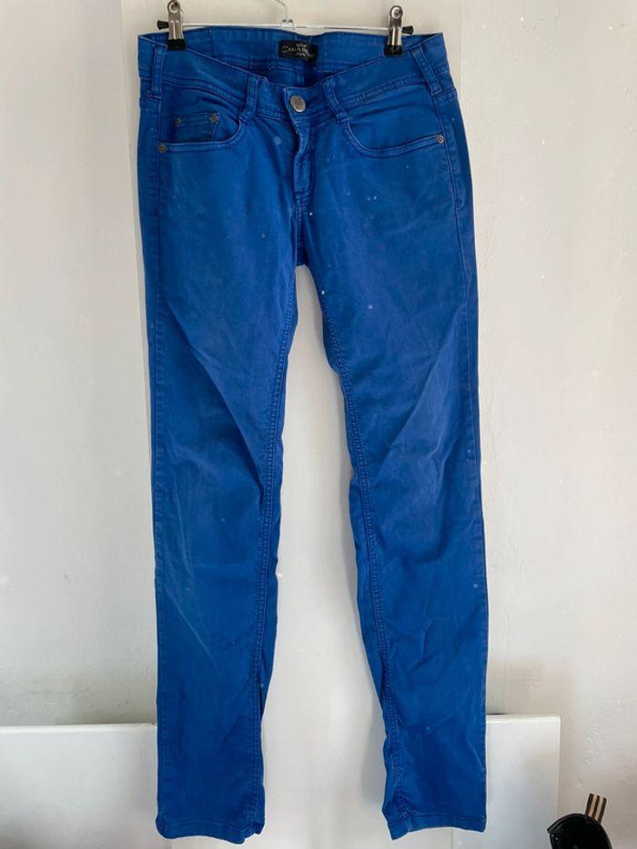 Pantalon jean bleu taille 30 - photo numéro 1