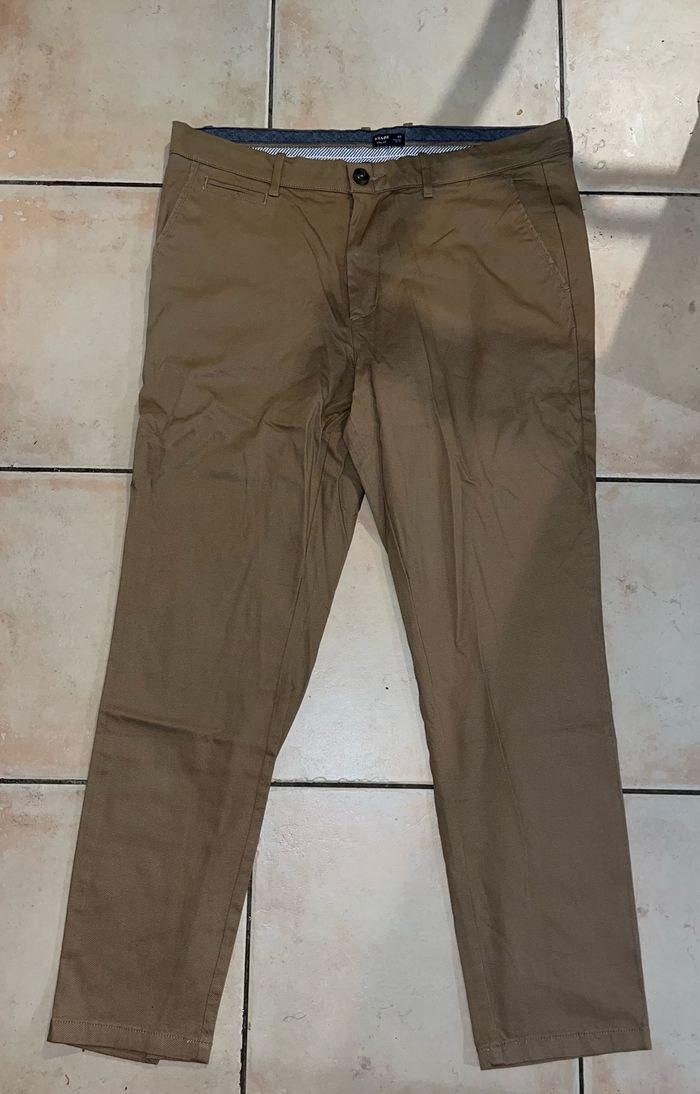 Pantalon slim marron T48 Kiabi - photo numéro 1