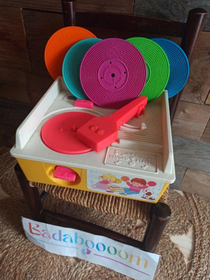 Tourne disque Fisher price vintage - photo numéro 3