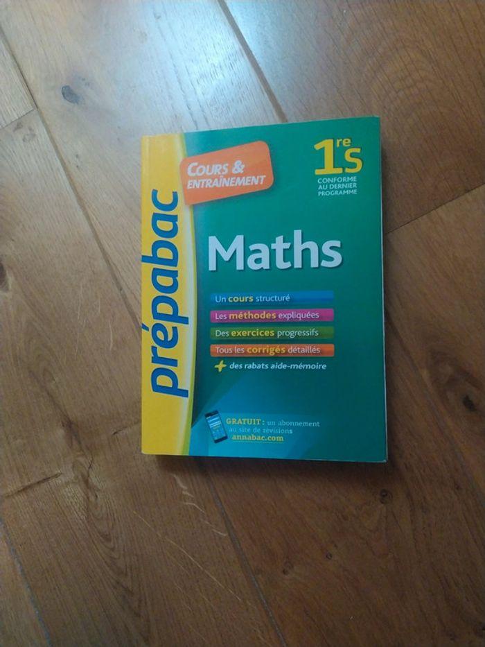 Maths 1re S - Prépabac Cours & entraînement