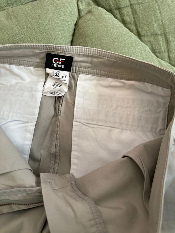 Pantaloni dritto GF Ferre grigio chiaro - photo numéro 9