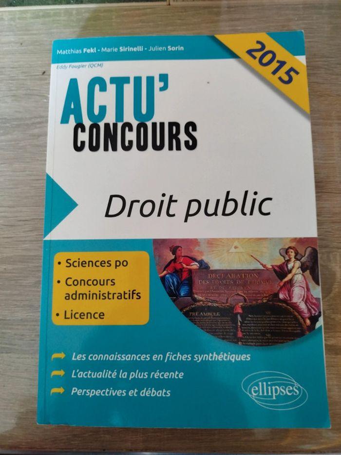 Actu concours droit public - photo numéro 1