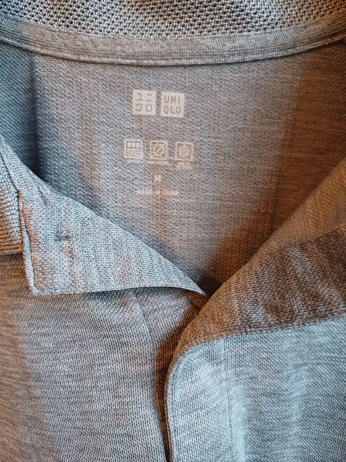 Polo gris Uniqlo Airism, M - photo numéro 2