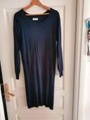 Robe pull bleu marine grossesse Zalando T. 46