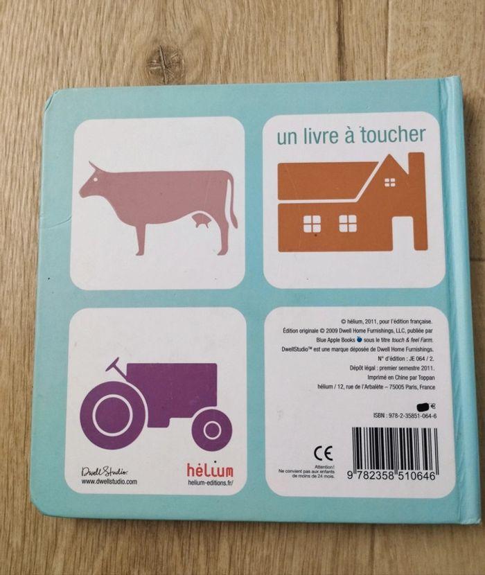 Livre enfant bébé touche-touche la Ferme édition Helium - photo numéro 2