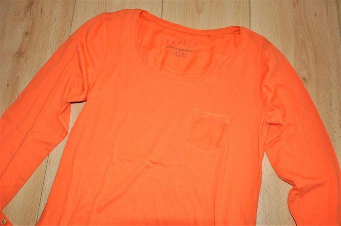 Esprit t shirt orange t.d-XS/f-S neuf jamais porté - photo numéro 4