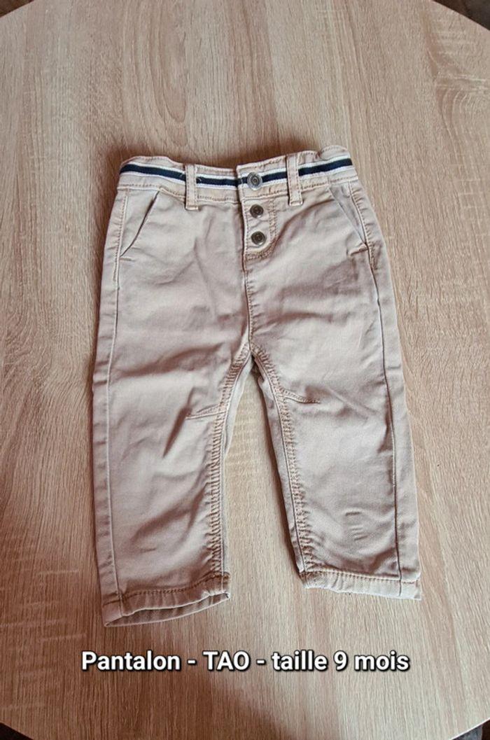 Pantalon garçon - 9 mois