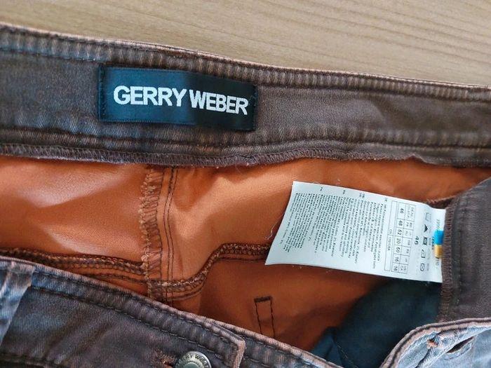 Pantalon gerry weber femme marron - photo numéro 1