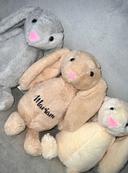 Peluche lapin personnalisée