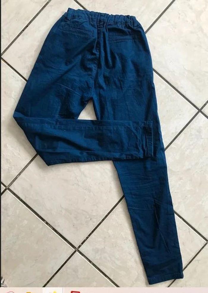 Pantalon garçon bleu 10 ans - photo numéro 4