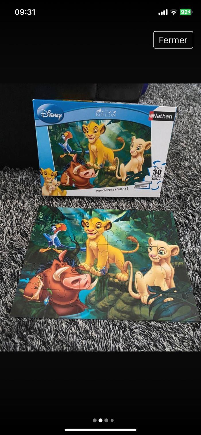 3 puzzles Disney - photo numéro 2