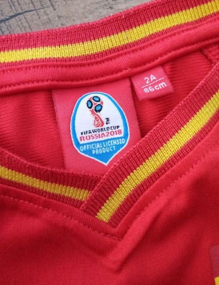 Garçon 2 ans Maillot Fifa supporter Espagne - photo numéro 2