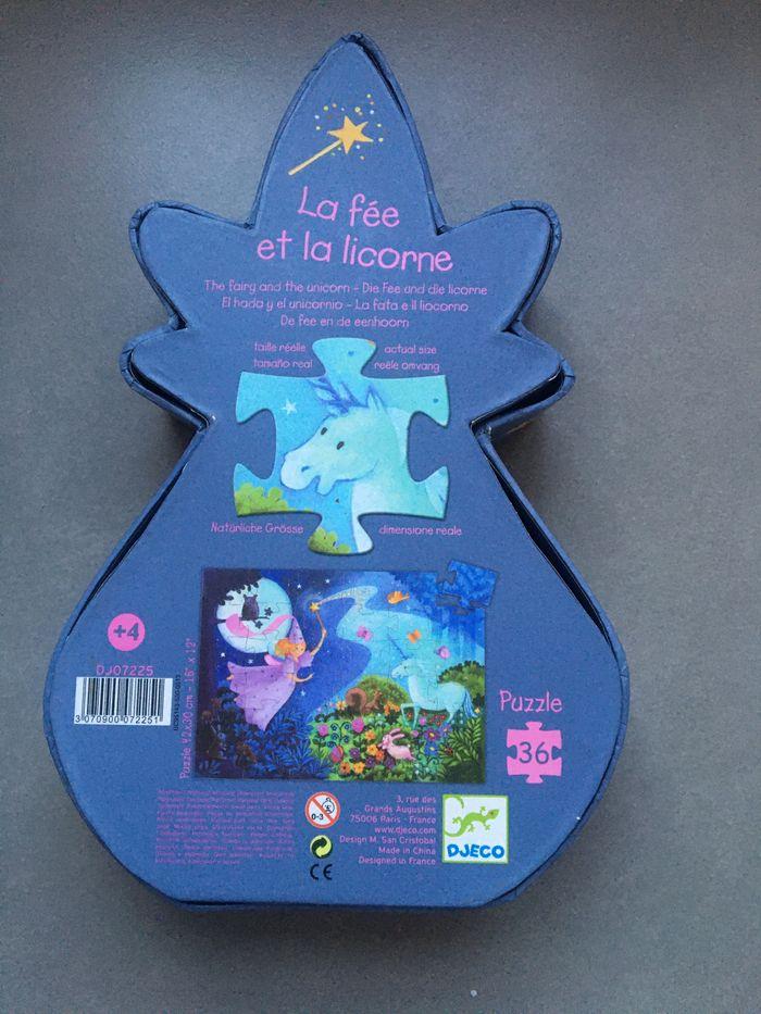 Puzzle fée et licorne - photo numéro 2